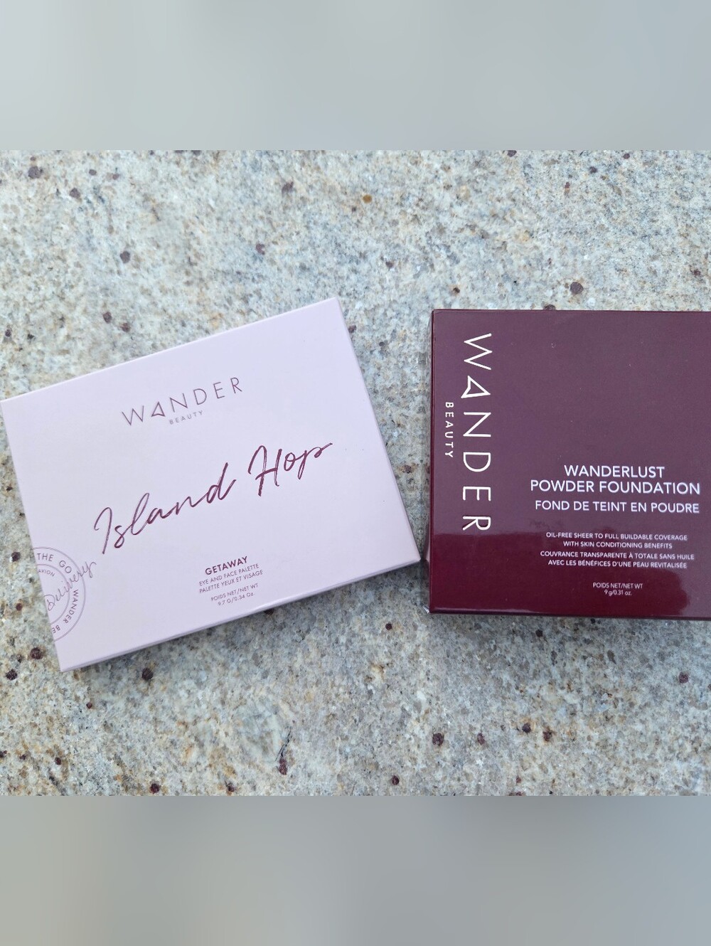 Wander Beauty Island Hop Palette + Wanderlust Powder Foundation Set